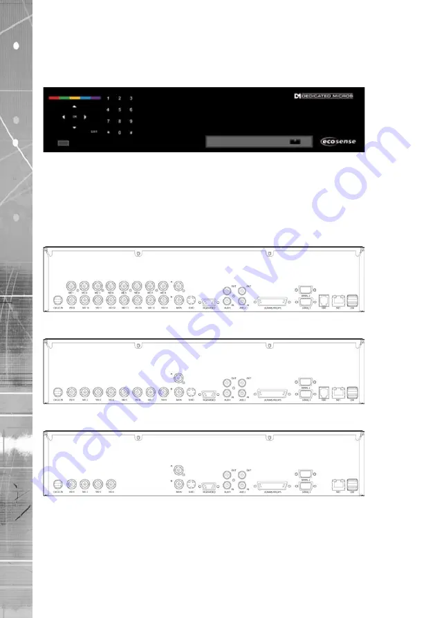 Dedicated Micros EcoSense Installation & Operation Manual Download Page 10