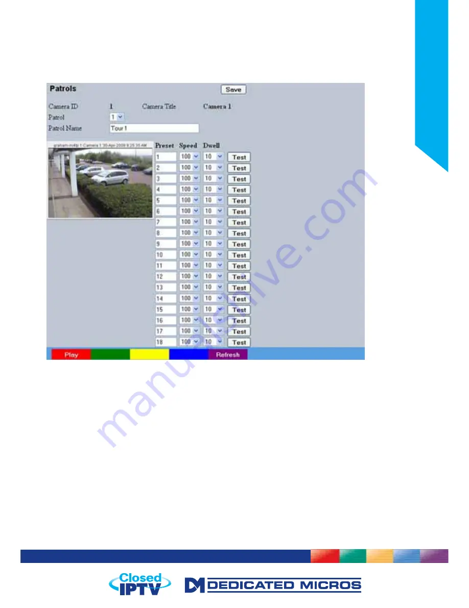 Dedicated Micros SD Excel Скачать руководство пользователя страница 165