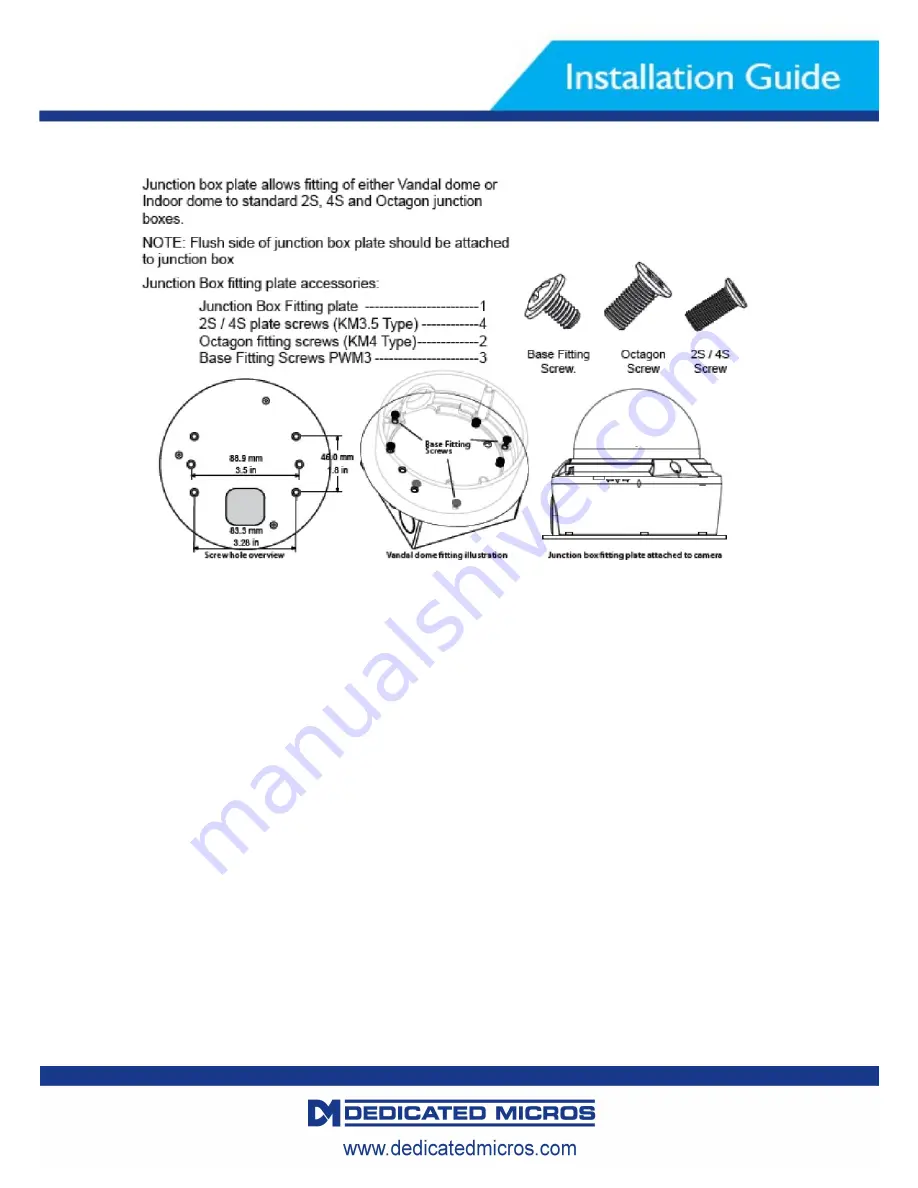 Dedicated Micros smartvu Installation Manual Download Page 6