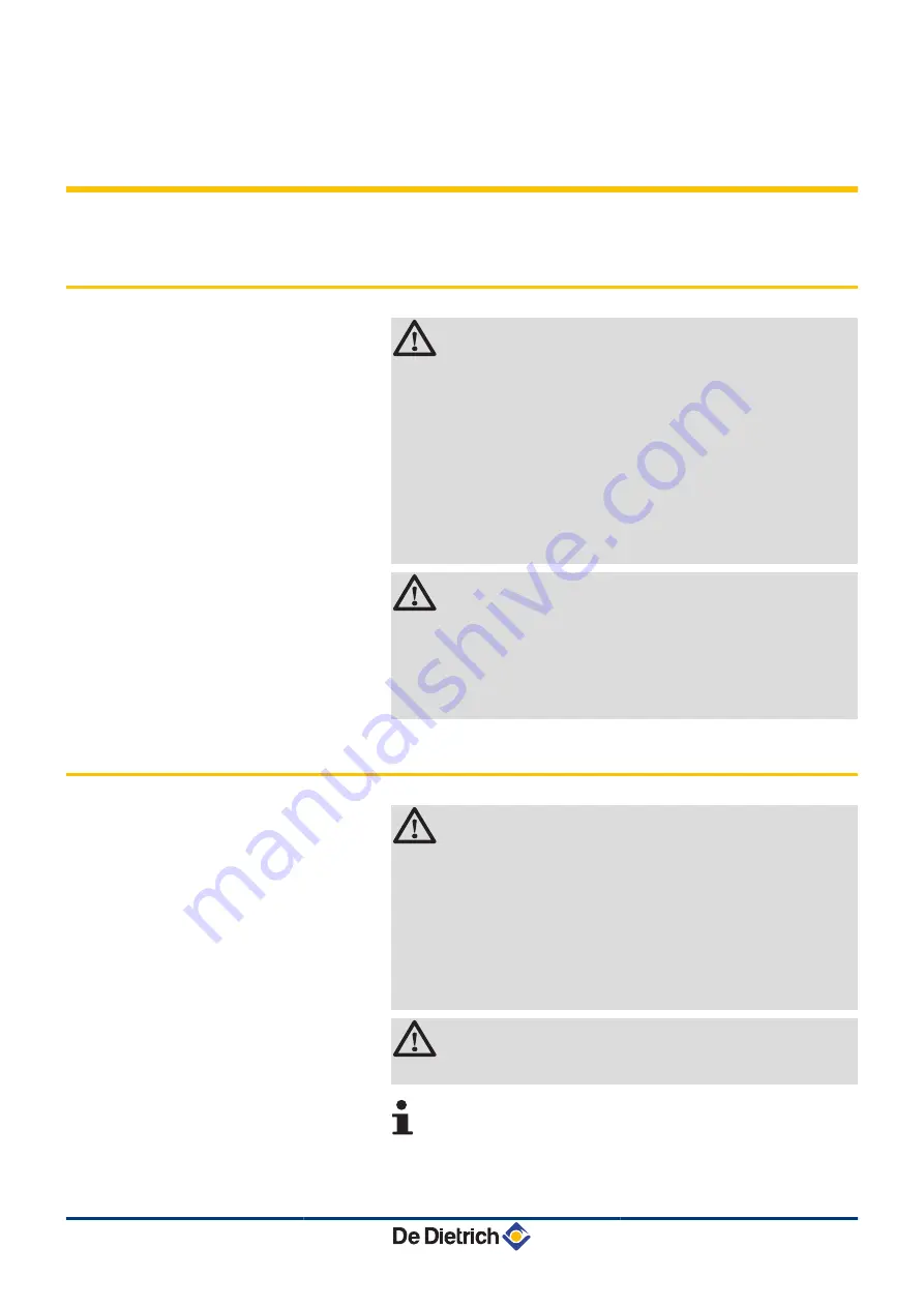 DeDietrich AGC 10/15 Installation And Service Manual Download Page 12