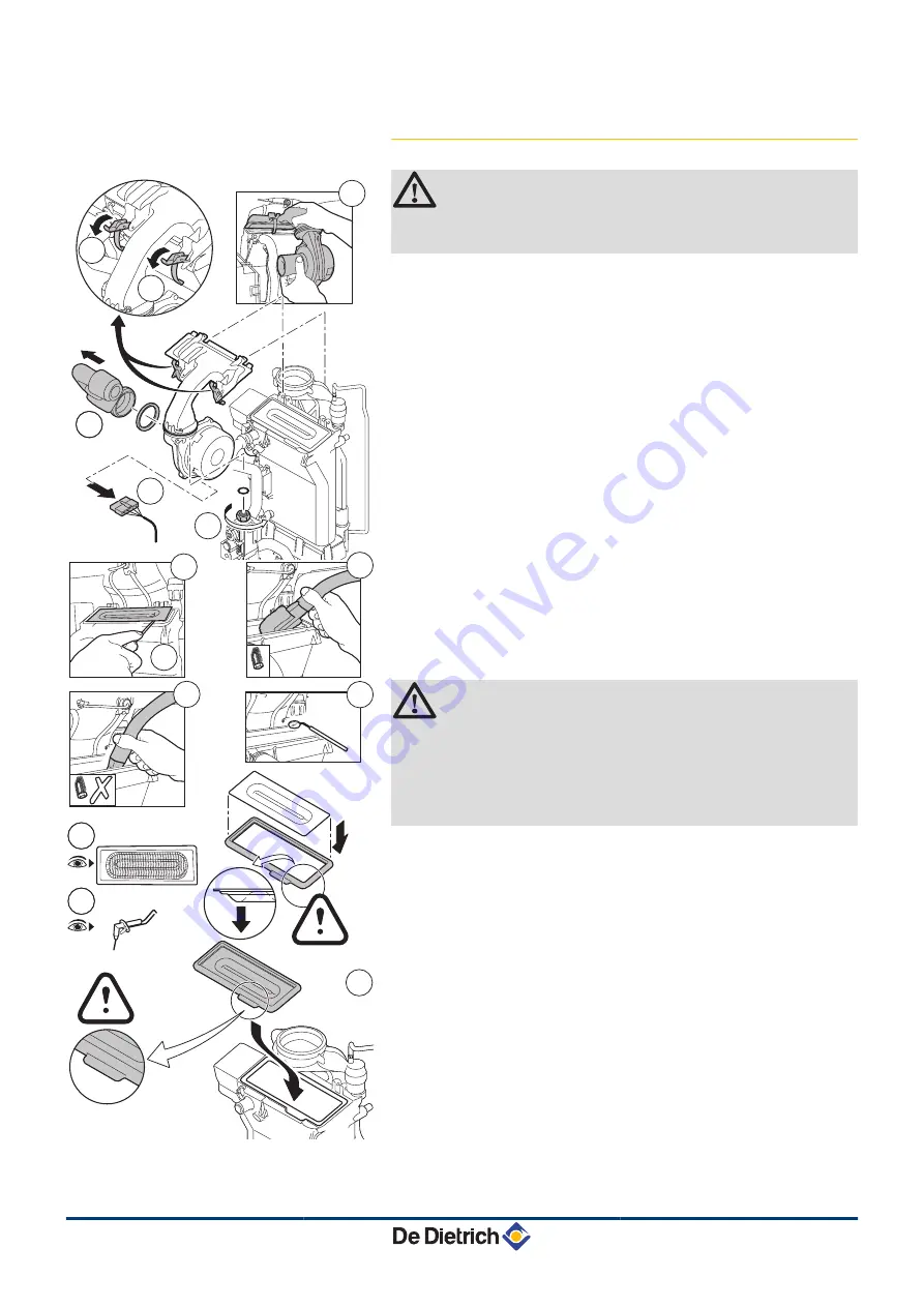 DeDietrich AGC 10/15 Installation And Service Manual Download Page 104