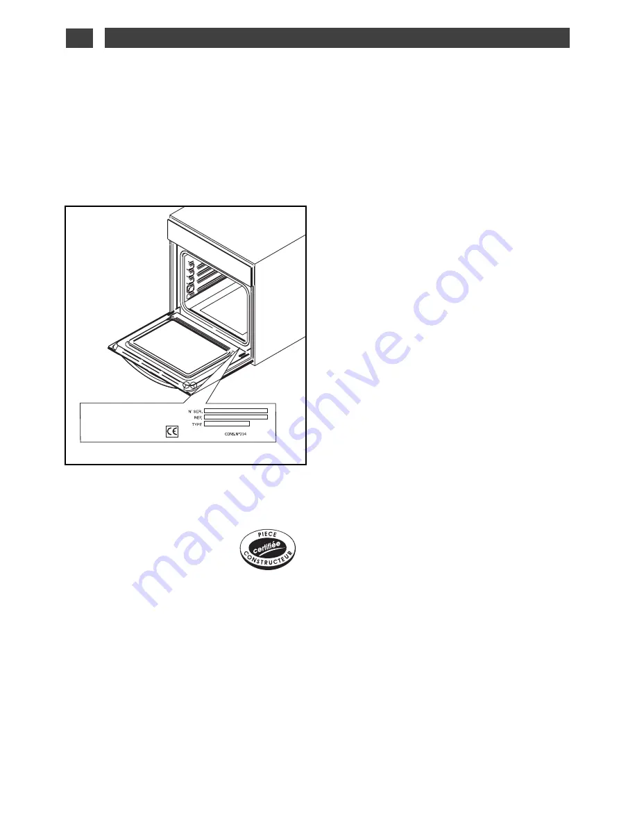 DeDietrich DME 1135B User Manual Download Page 18