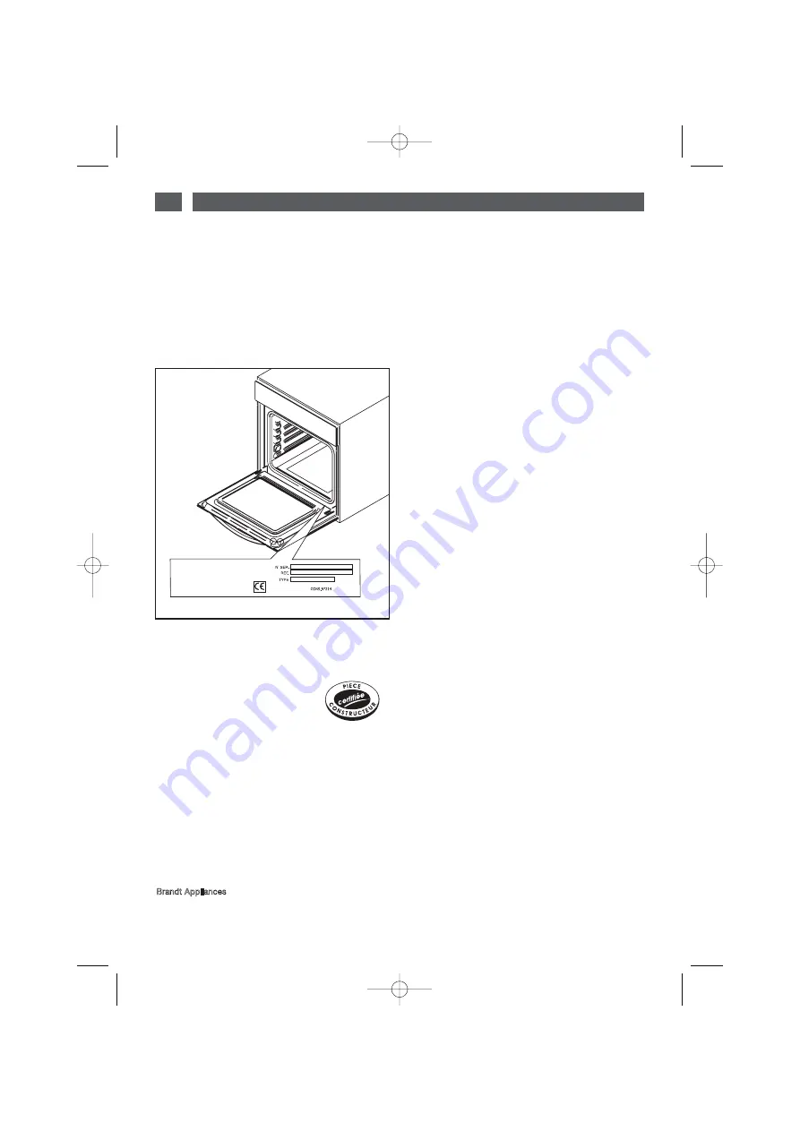 DeDietrich doc710 series User Manual Download Page 15