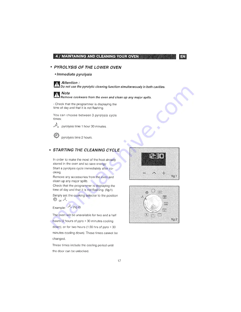 DeDietrich DOD1278 User Manual Download Page 17