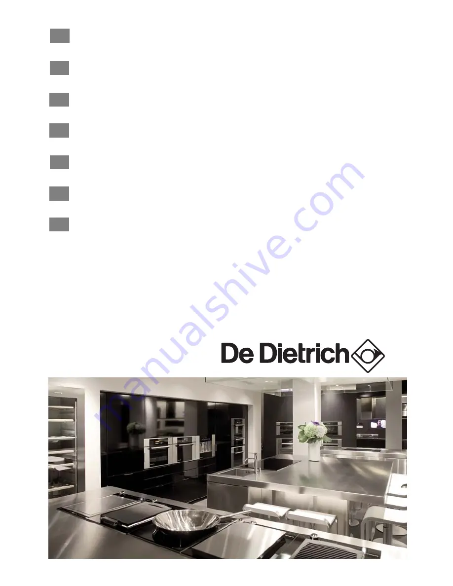 DeDietrich DOE5910 User Manual Download Page 1