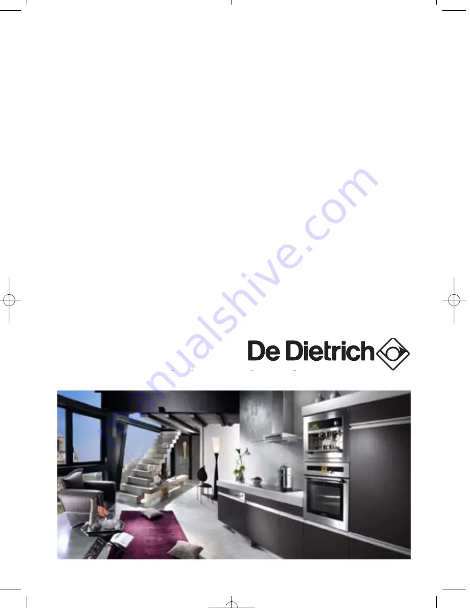 DeDietrich DOP 770 XS User Manual Download Page 1