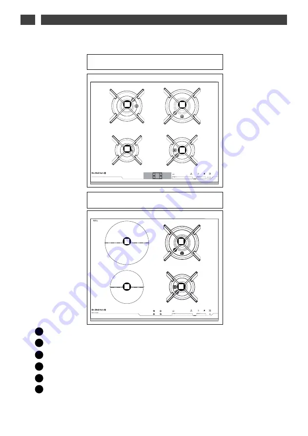 DeDietrich DTI 1127 X Manual For Installation And Use Download Page 90