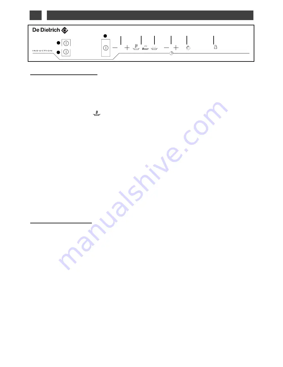 DeDietrich DTI1041X Manual To Installation And Use Download Page 8