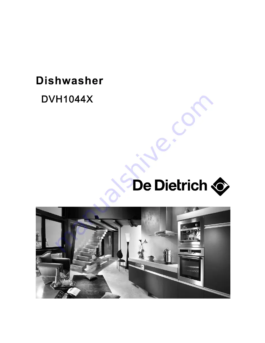 DeDietrich DVH1044X Instruction Manual Download Page 1