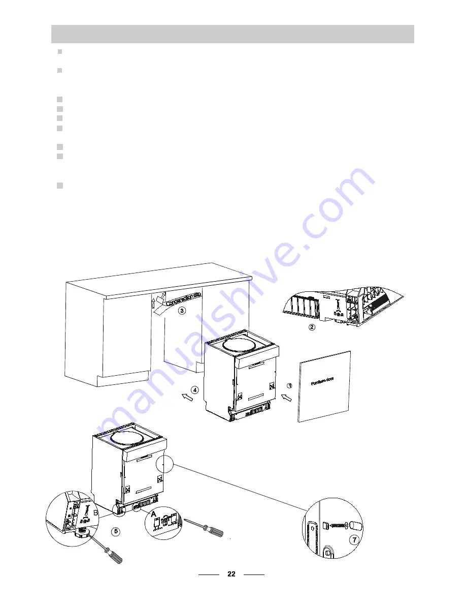 DeDietrich DVH1044X Instruction Manual Download Page 24