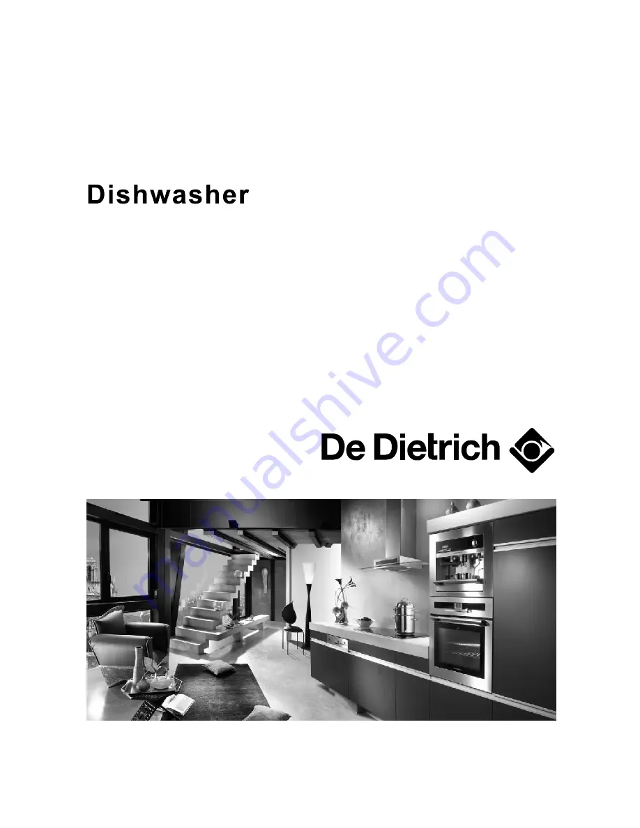 DeDietrich DVH1344B Instruction Manual Download Page 1