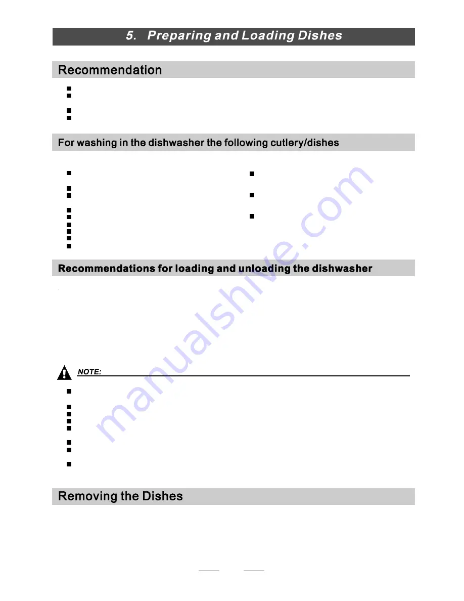 DeDietrich DVH1344B Instruction Manual Download Page 14