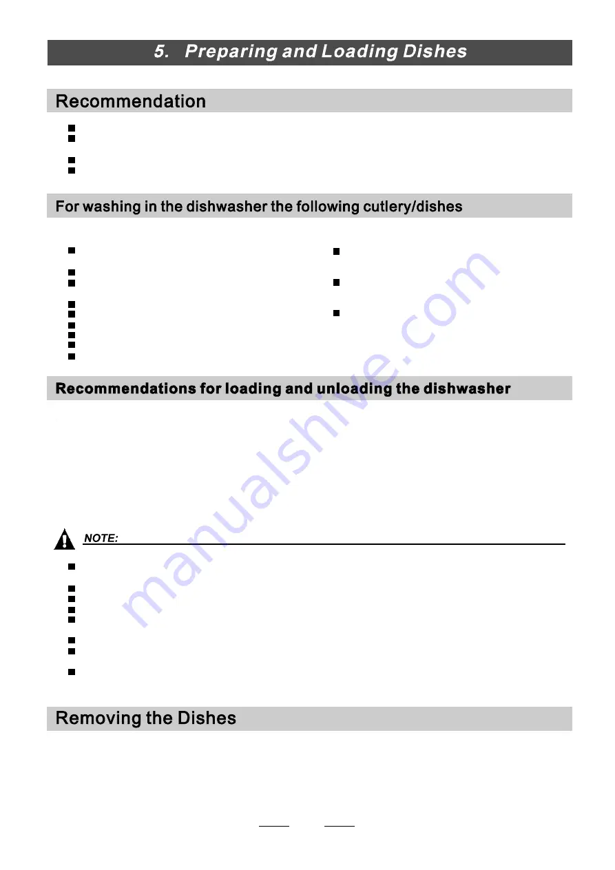 DeDietrich DVH1344J Instruction Manual Download Page 14