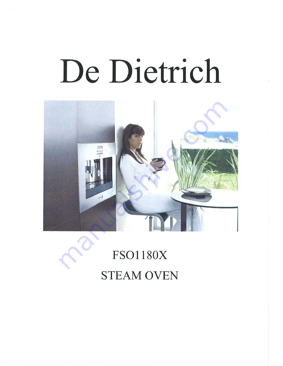 DeDietrich FSO1180X Instruction Book Download Page 1