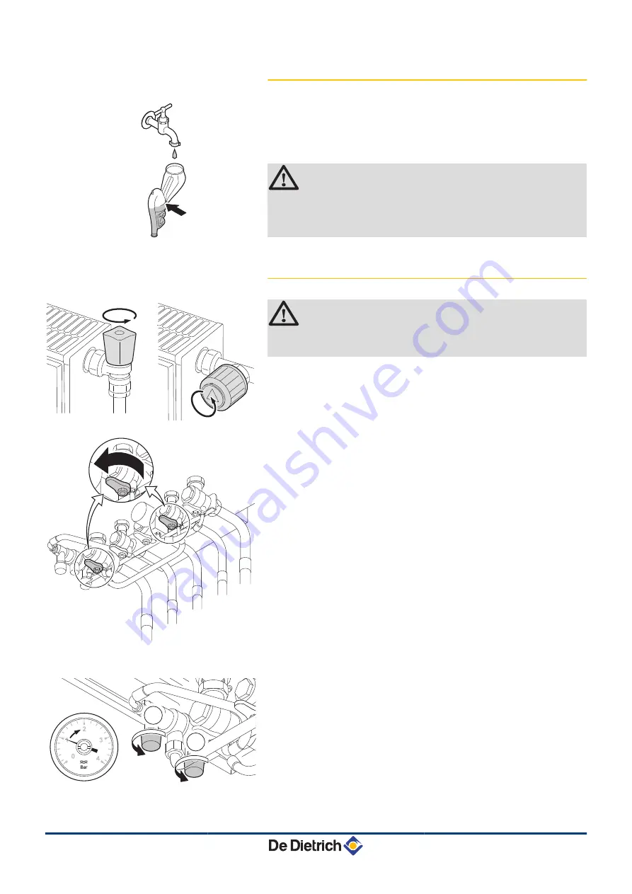 DeDietrich Innovens MCA 25/28 BIC Installation And Service Manual Download Page 44