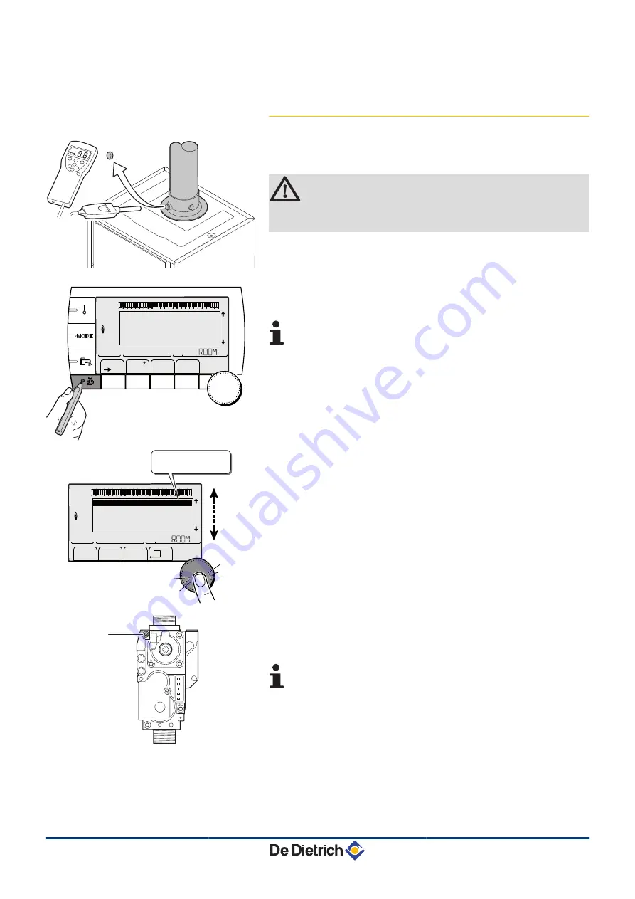 DeDietrich Innovens MCA 25/28 BIC Installation And Service Manual Download Page 55