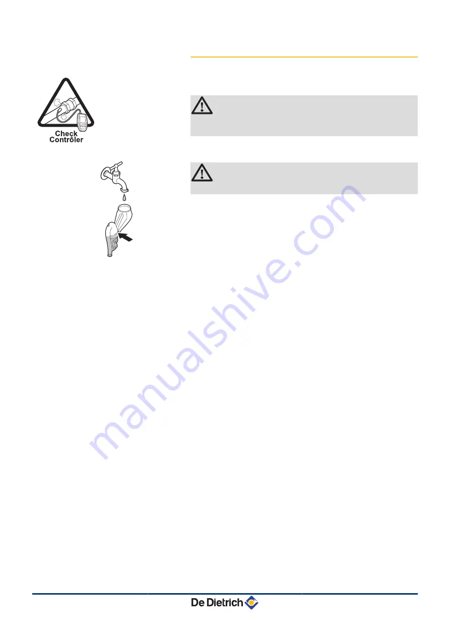 DeDietrich Innovens MCA 25/28 BIC Installation And Service Manual Download Page 95