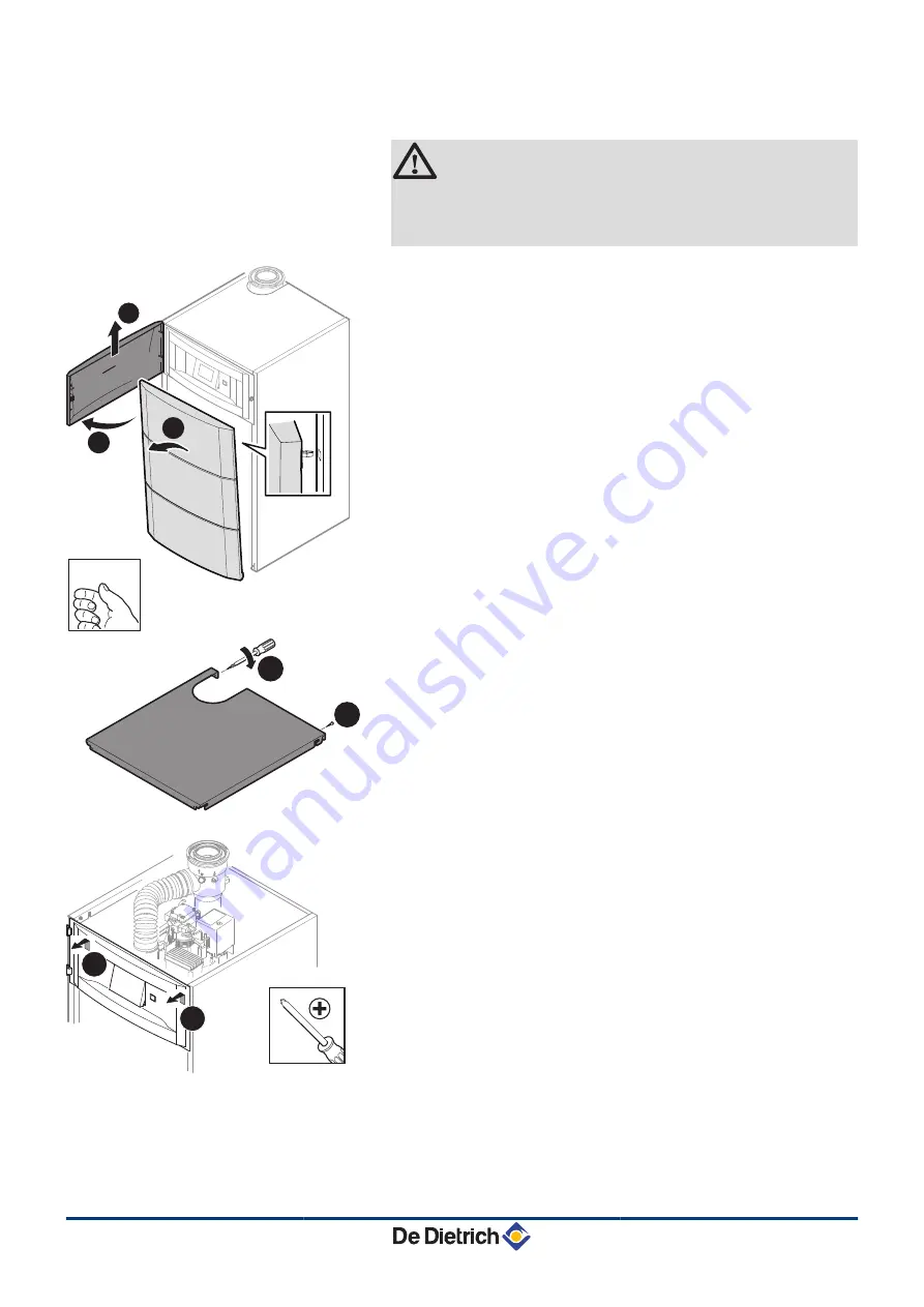 DeDietrich MODULENS O AFC 18 Installation And Service Manual Download Page 58