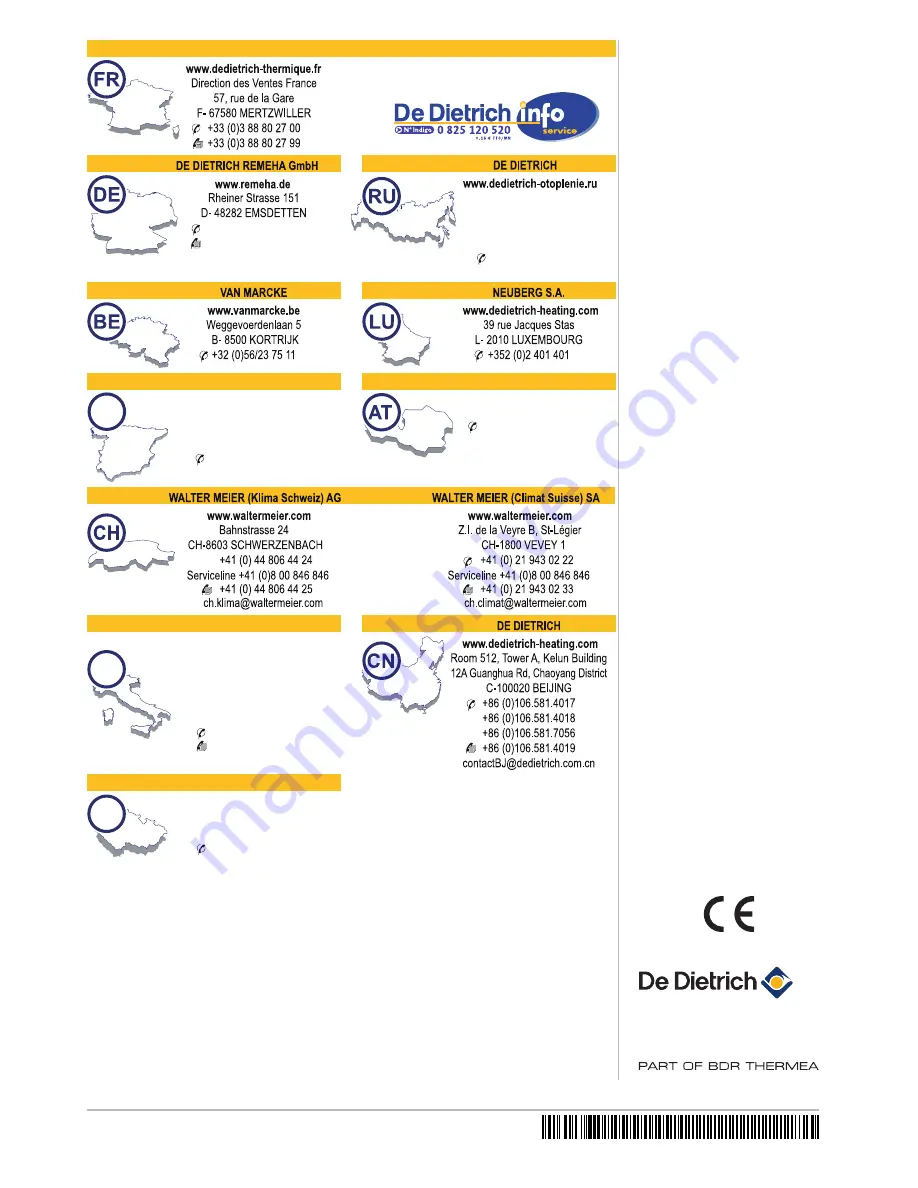 DeDietrich NeOvo Condens EFU C 19 User Manual Download Page 44