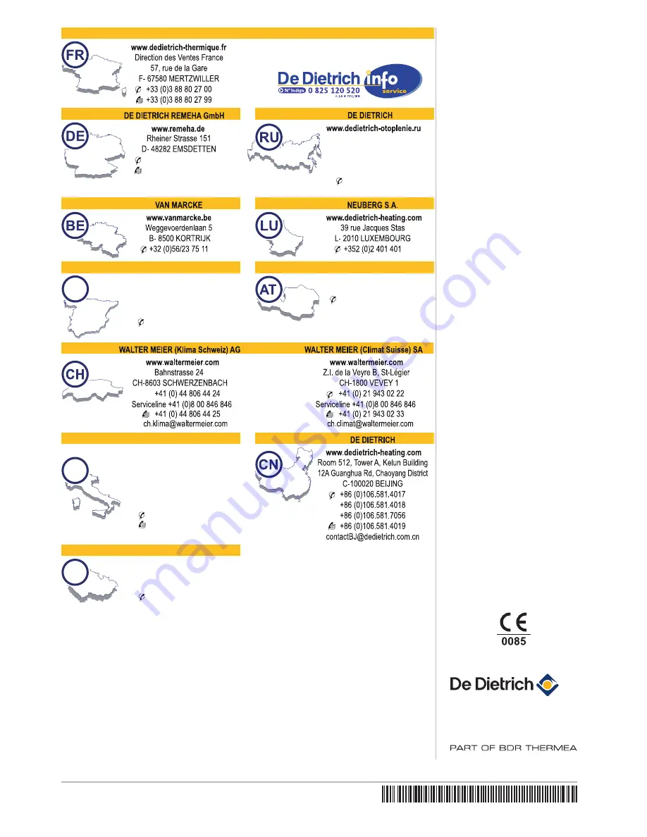 DeDietrich NeOvo EcoNox EFU 22 Скачать руководство пользователя страница 52