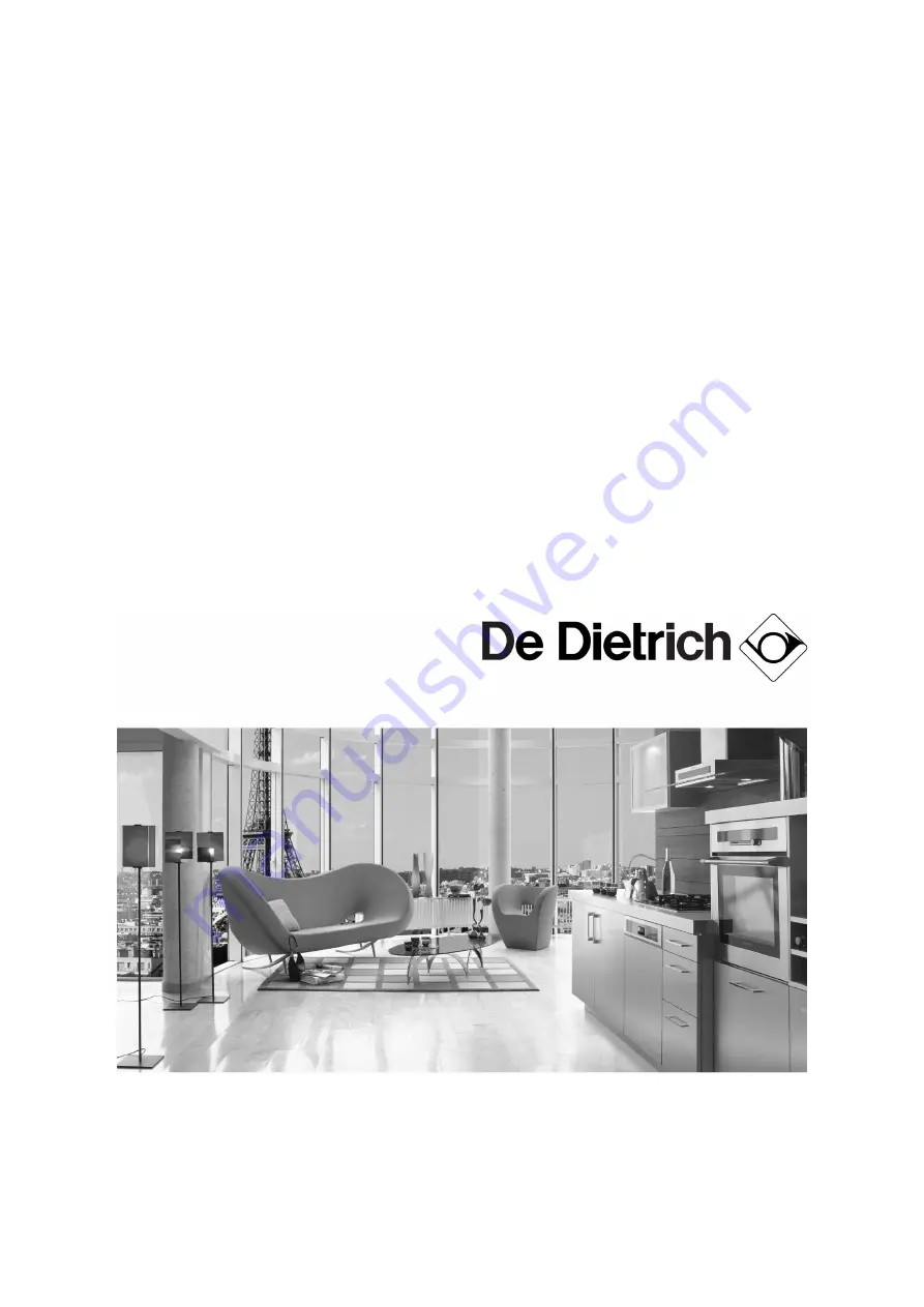 DeDietrich Teppan Yaki DTE1068X Directions For Use Manual Download Page 1