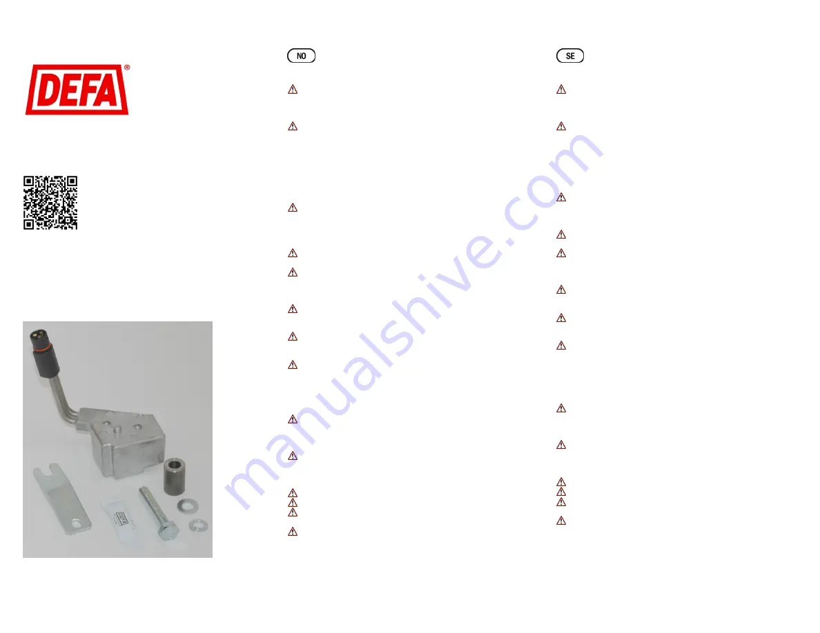 DEFA 413845 Fitting Instructions Download Page 1