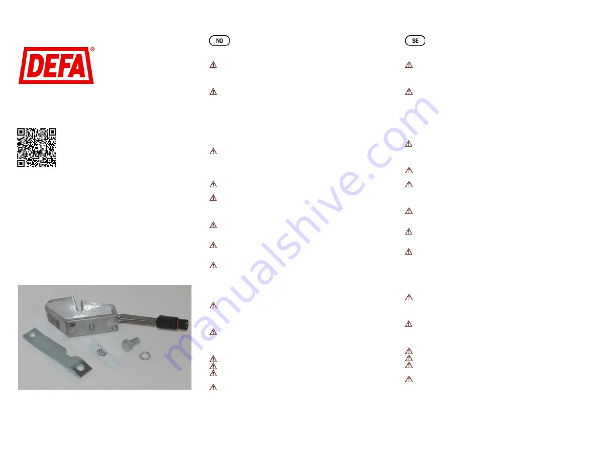 DEFA 413865 Fitting Instructions Download Page 1