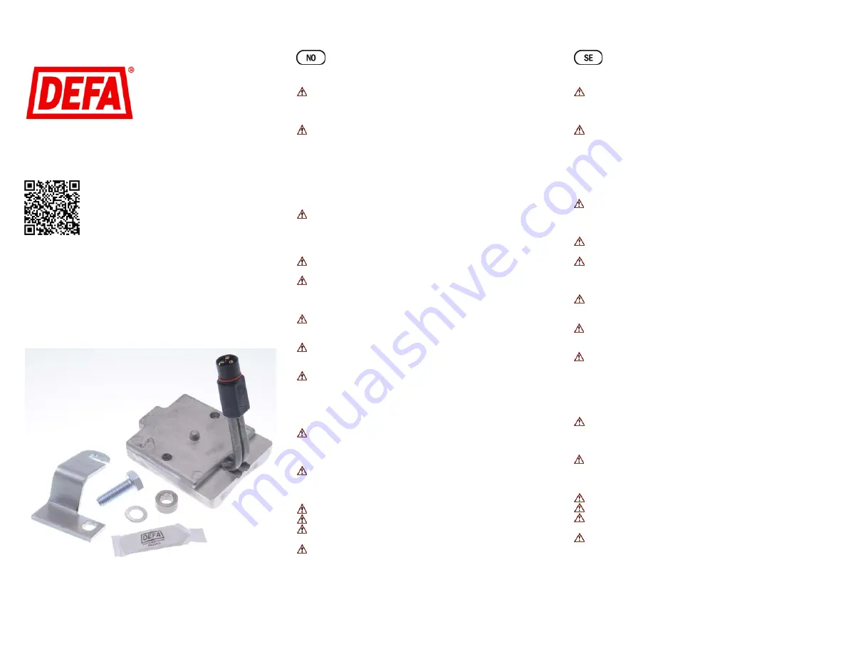 DEFA 420831 Скачать руководство пользователя страница 1