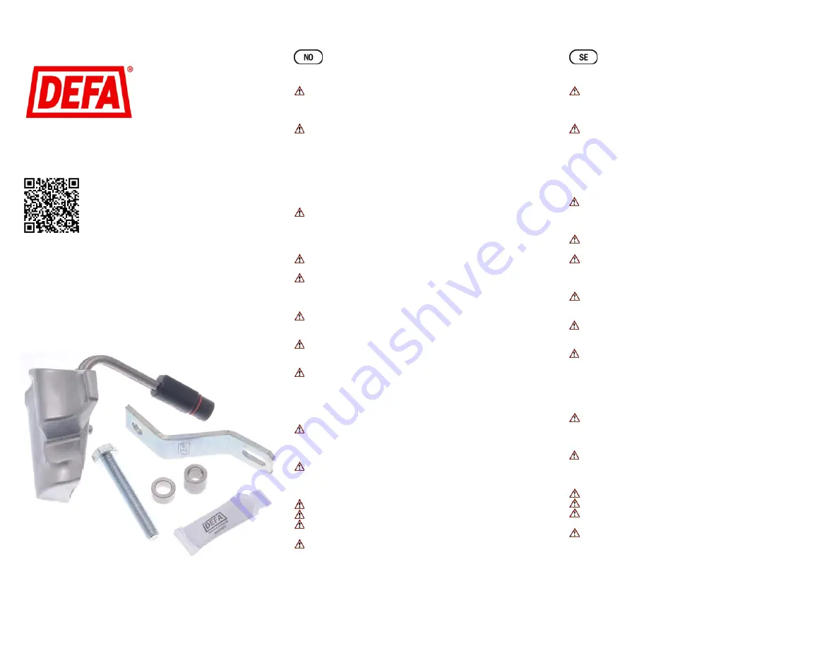 DEFA 420832 Fitting Instructions Download Page 1