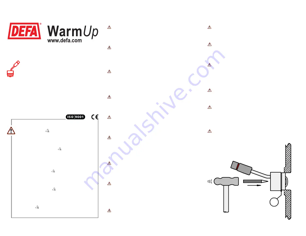 DEFA Warm Up 411156 Скачать руководство пользователя страница 1