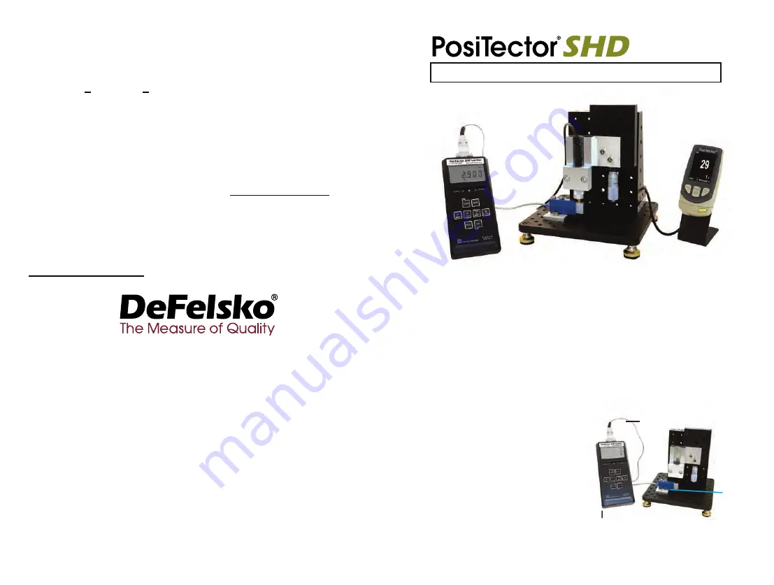 DeFelsko PosiTector SHD Verifier Instruction Manual Download Page 4