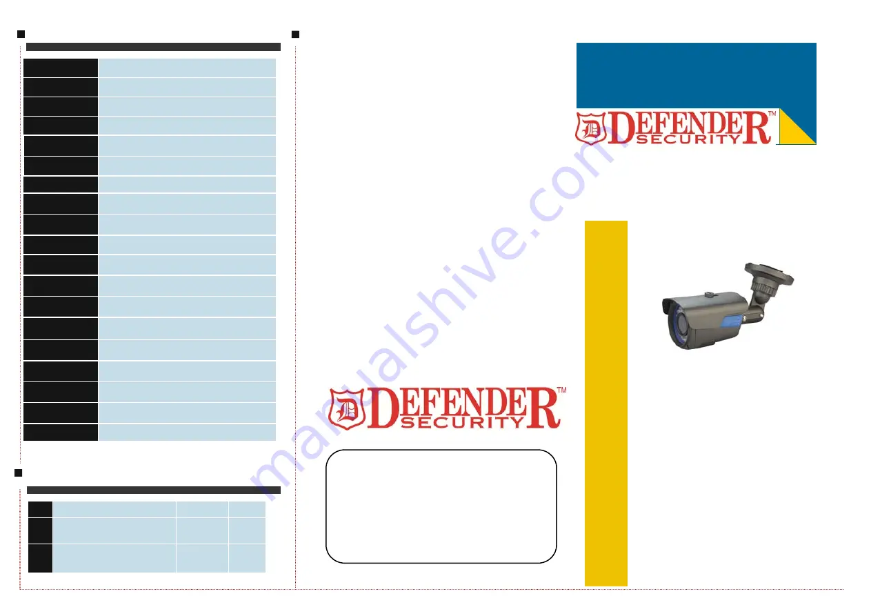 Defender Security LBB40SM Скачать руководство пользователя страница 1