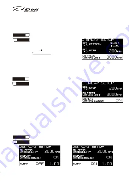 Defi ADVANCE ZD Operation Manual Download Page 26