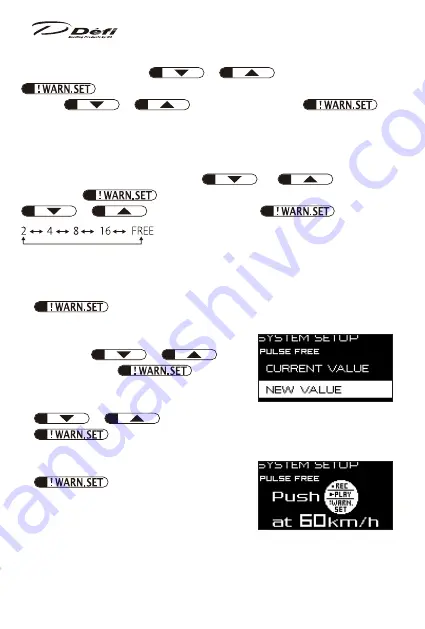 Defi ADVANCE ZD Operation Manual Download Page 71