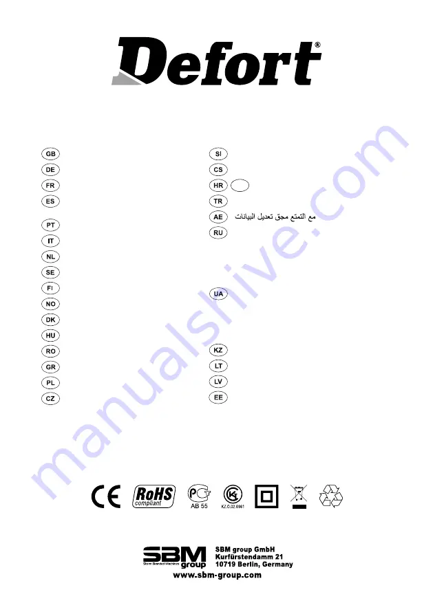 Defort 93720490 User Manual Download Page 44