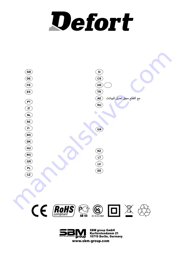 Defort 93723095 User Manual Download Page 56