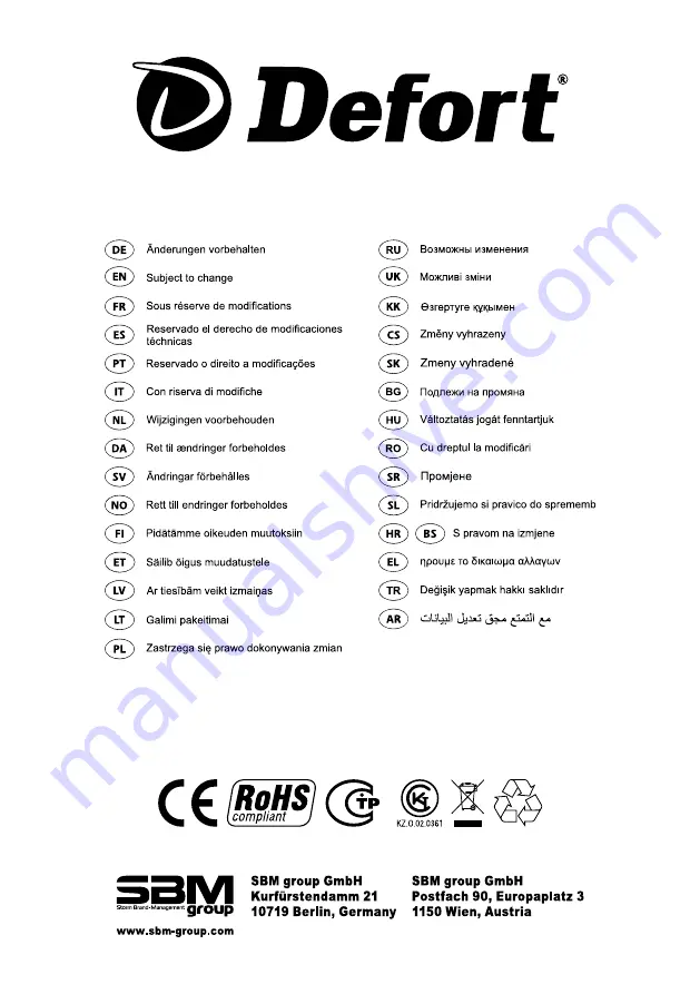 Defort 98293777 User Manual Download Page 68