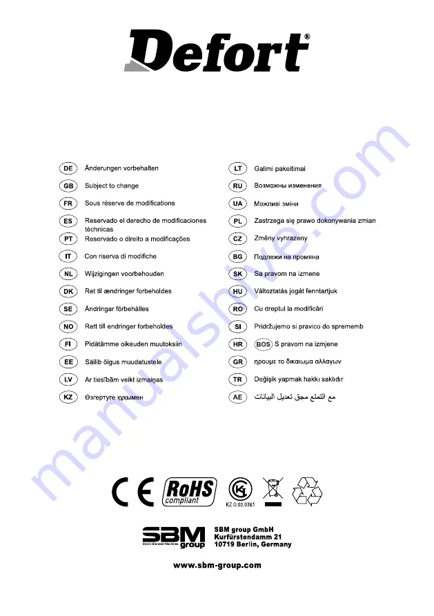 Defort 98298109 User Manual Download Page 24