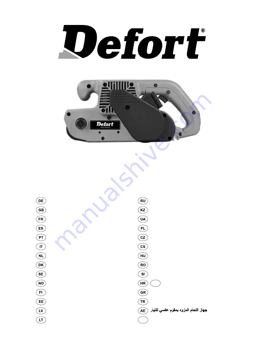 Defort DBS-800N User Manual Download Page 1