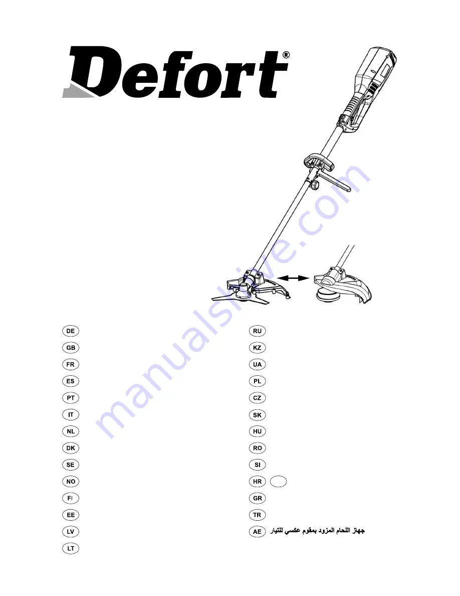 Defort DGT-1010N Скачать руководство пользователя страница 1