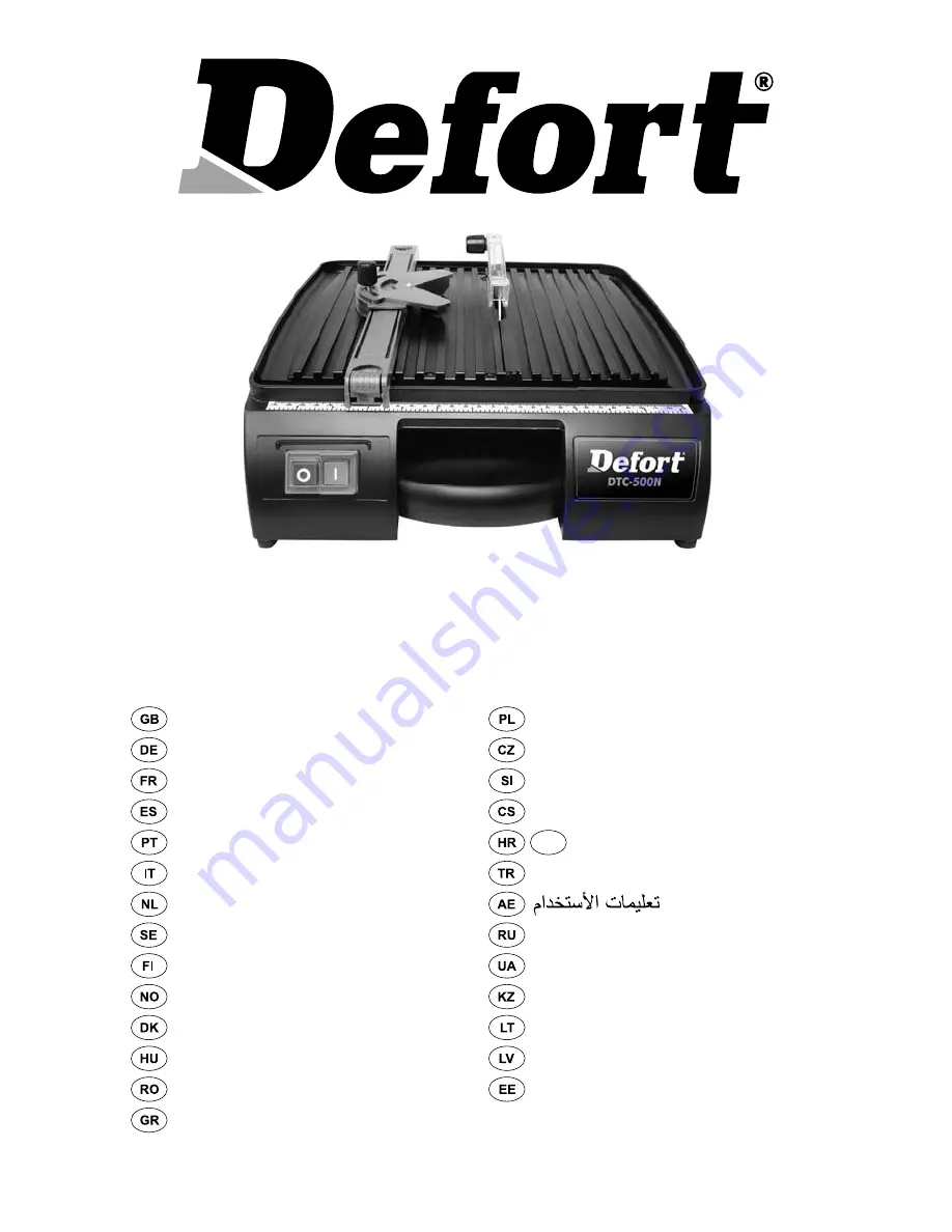 Defort DTC-500N User Manual Download Page 1