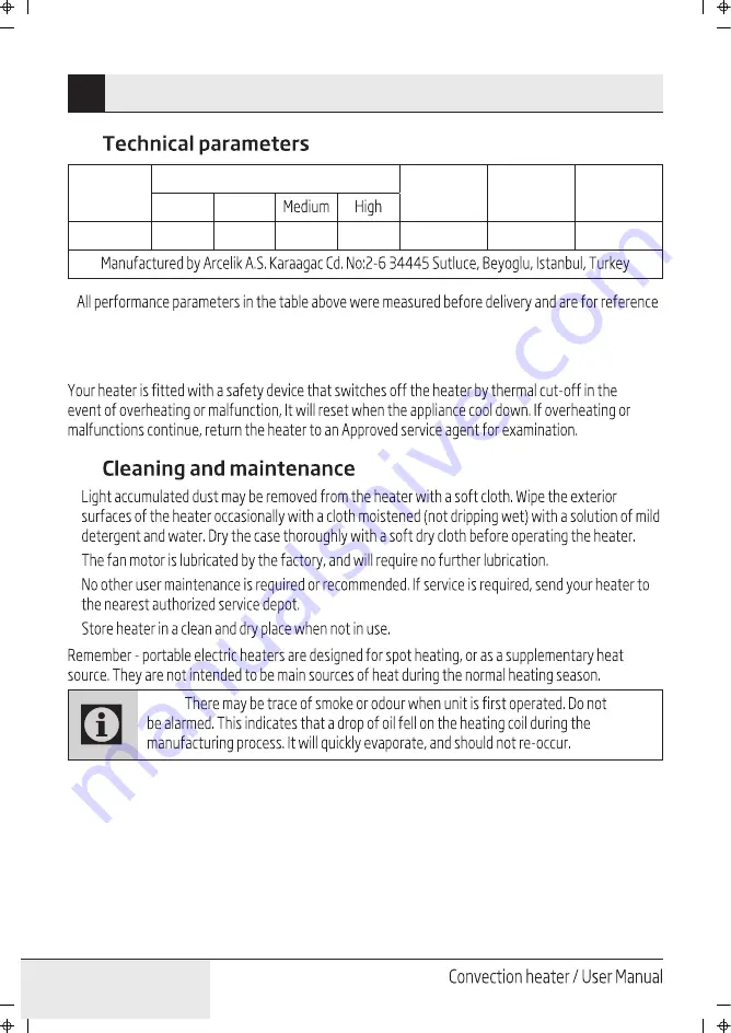 Defy DHC 7220 W Instruction Manual Download Page 10