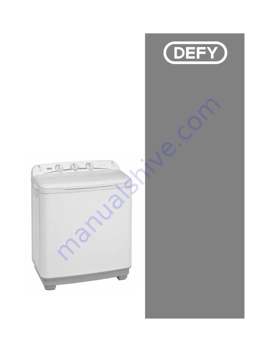 Defy DTT166 Owner'S Manual Download Page 1