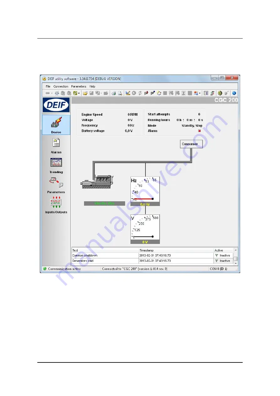 Deif CGC 200 Operator'S Manual Download Page 29