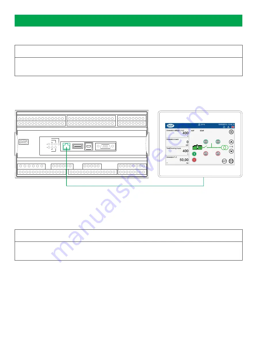 Deif TDU 107 Operator'S Manual Download Page 8