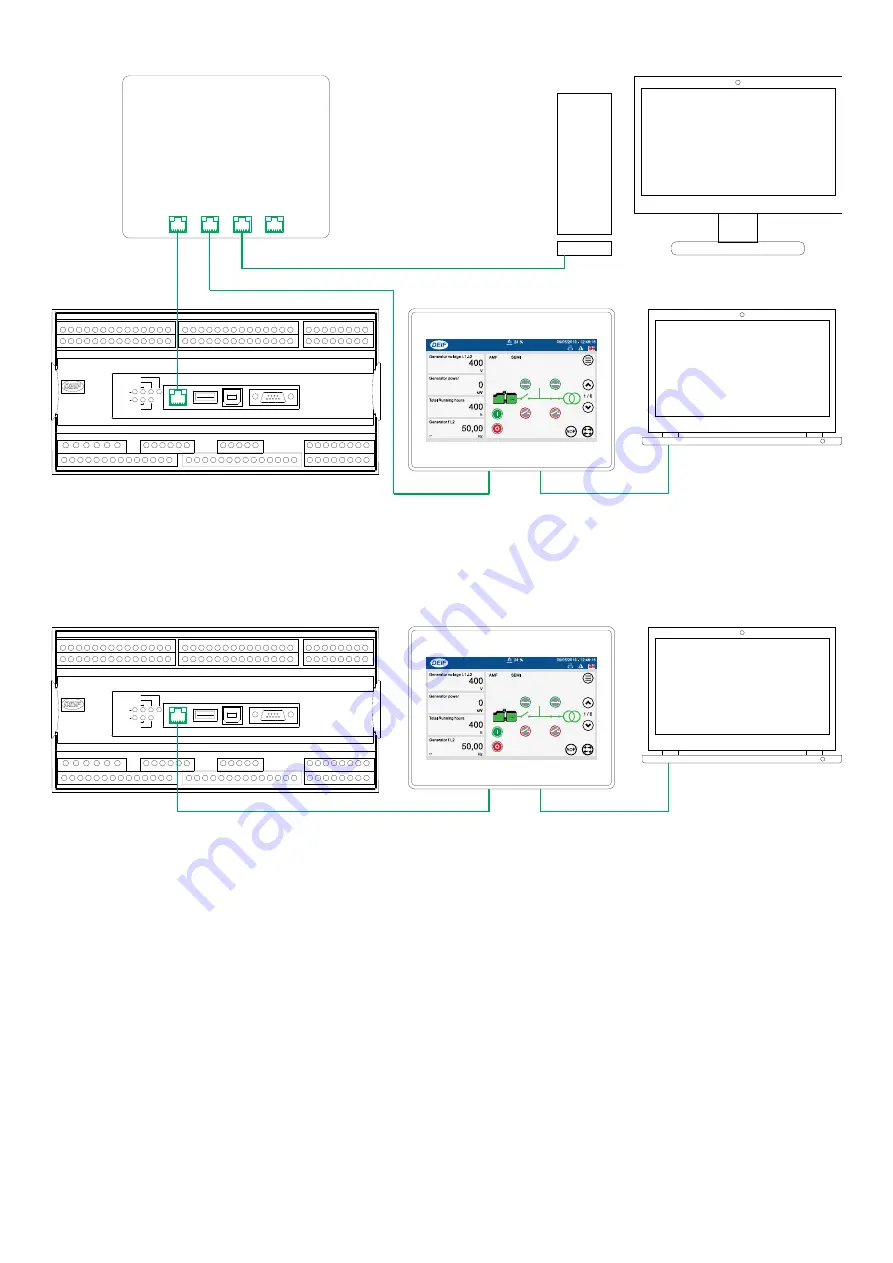 Deif TDU 107 Operator'S Manual Download Page 12