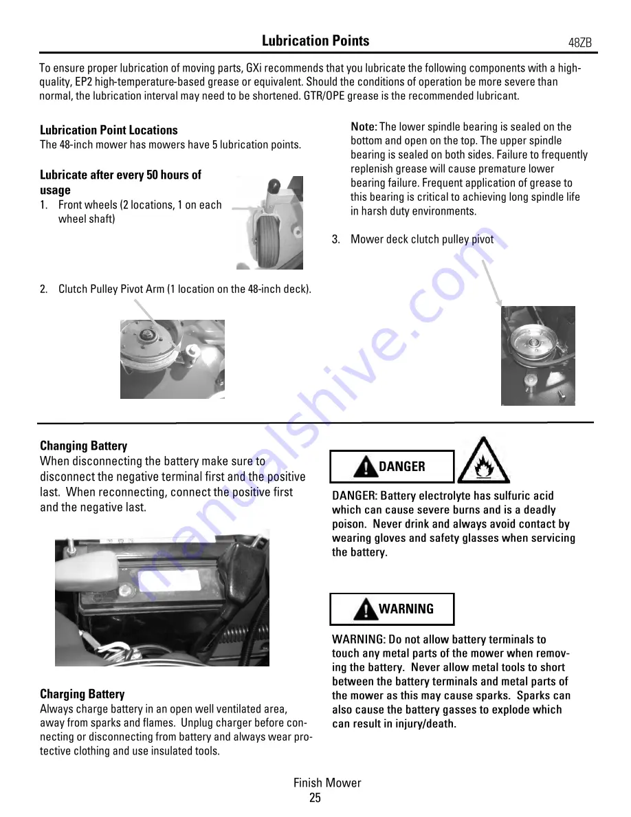 DEK Z-BEAST 48ZB Owner'S Manual Download Page 29