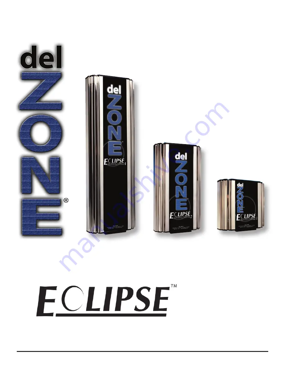 Del ozone Eclipse-1 Installation & Operation Manual Download Page 1