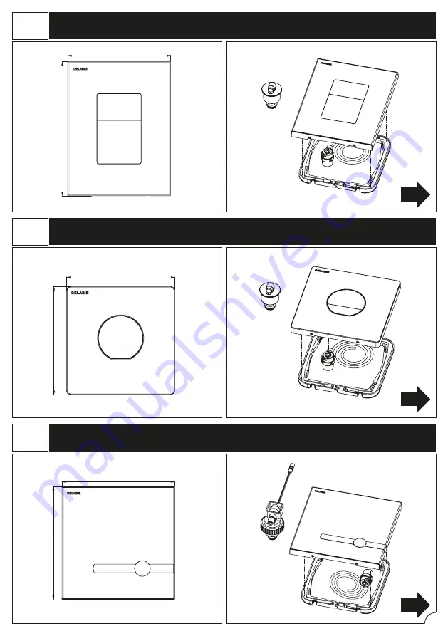 Delabie TEMPOFLUX 3 763BOX-763000 Manual Download Page 3