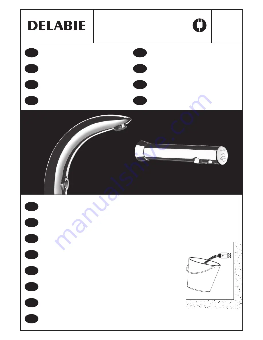 Delabie TEMPOMATIC BINOPTIC Скачать руководство пользователя страница 1